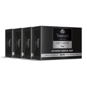 Yardley London Gentleman Classic Activated Charcoal Soap, 100 g (Pack of 4)