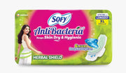 Sofy AntiBacteria XL - 290mm | 48 Count pads | For Women Sanitary Pads | Keep Skin Dry | 6 Layer Deep Absorption | Herbal Shield | Hygiene & Herbs