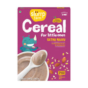 Slurrp Farm Baby Cereal, Ragi, Rice and Strawberry with Milk, Instant Healthy Wholesome Food, 200 g & Sathu Maavu, cereal for little ones | Healthy Wholesome Food, 200g