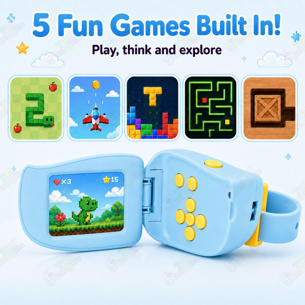 Toy Imagine Kids Digital Camera 1080P with 2-Inch Screen & Games