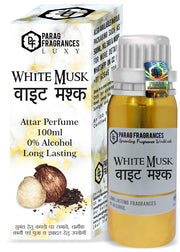 Parag Fragrances White Musk Attar 100Ml Grade 1 Attar/Itra/Perfume Oil For Worship & Fragrance/Perfume Oil/Natural & Pure Attar Perfume