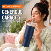 Toy Imagine 1200ml Insulated Tumbler with Handle & Straw, Stainless Steel