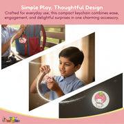 Toy Imagine Cartoon Projection Camera Keychain, Assorted Design, Pack of 12
