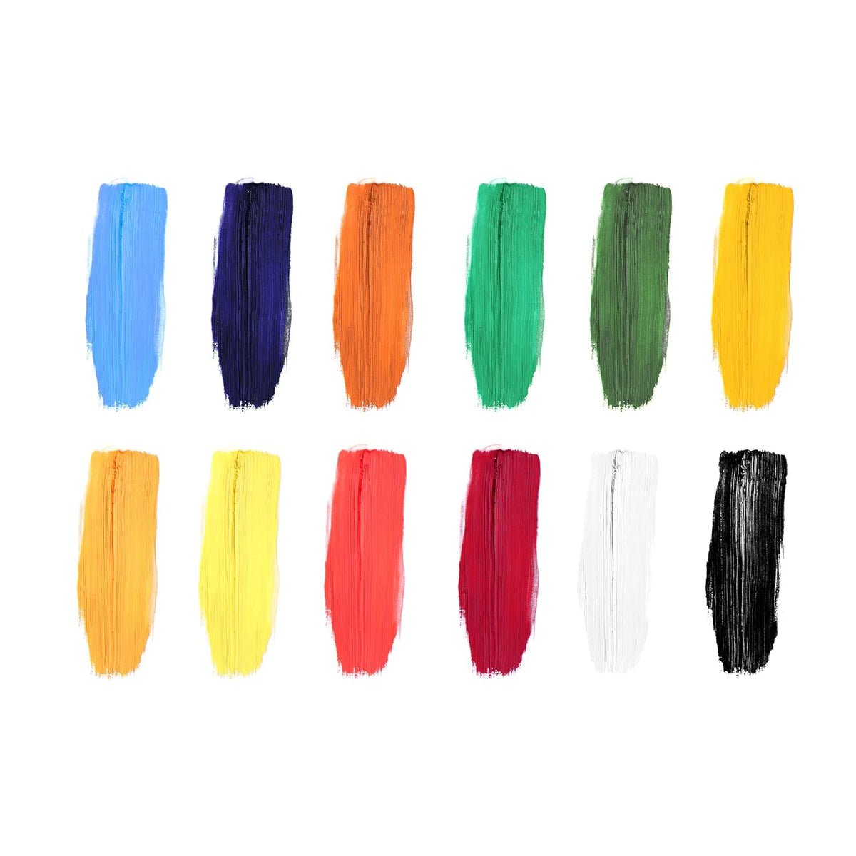 Camel Artist's Oil Color Box - 9ml Tubes, 12 Shades