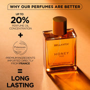 Bella Vita Luxury Honey Oud Unisex Liquid Eau De Parfum Senorita Woman Edp, 100 Ml,Assorted