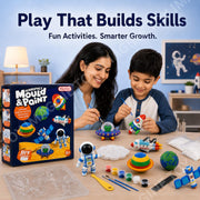 Toy Imagine DIY Space Mould & Paint Craft Kit for Kids Age 6-12 Years
