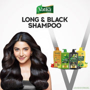 Dabur Vatika Long & Black Shampoo - 640 ml | With Amla & Bhringraj | For Shiny, Long & Black Hair | No Added Parabens | Provides Gentle Cleansing, Conditioning & Nourishment to Hair