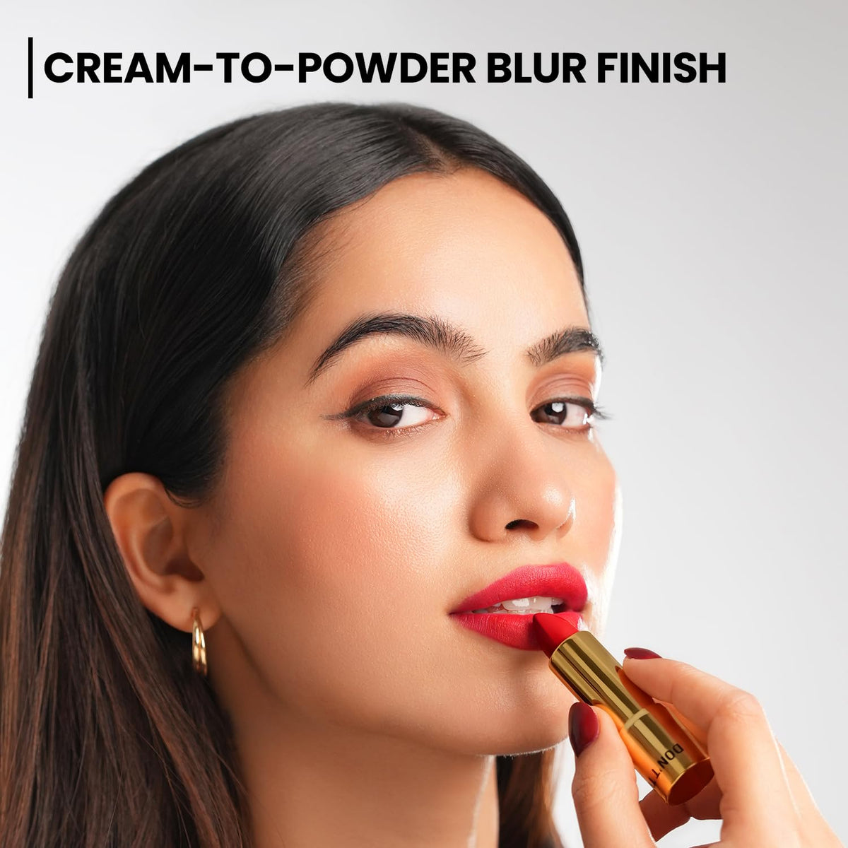 INSIGHT Cosmetics Blur Rouge Lipstick – Long Lasting | Matte Finish | Non-Transfer | Lightweight & Non-Sticky | One-Swipe Pigment (Ceo Move) – 4.2g