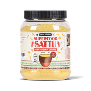 Urban Platter Turmeric Cayenne Superfood Sattu, 700g (High Protein & Fibre, Natural Coolant, Mid-Meal Drink, Traditional Plant Protein)