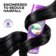 Dabur Vatika Bio-Infusions Anti Hairfall Shampoo | Tuscan Rosemary & Ginseng | 2% Plant Biotin + Vitamin B7 | 98% Reduction in Hairfall | Boost Hair Growth | No Added Salt | For Weak & Breakage-Prone Hair