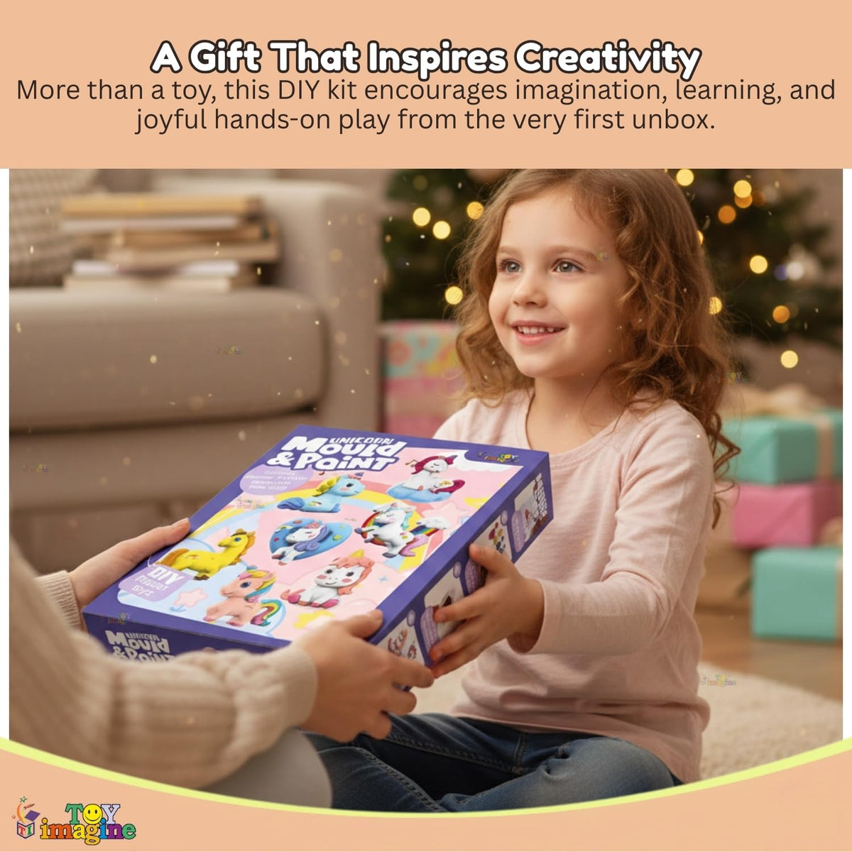 Toy Imagine DIY Unicorn Mould & Paint Craft Kit for Kids Age 6-12 Years