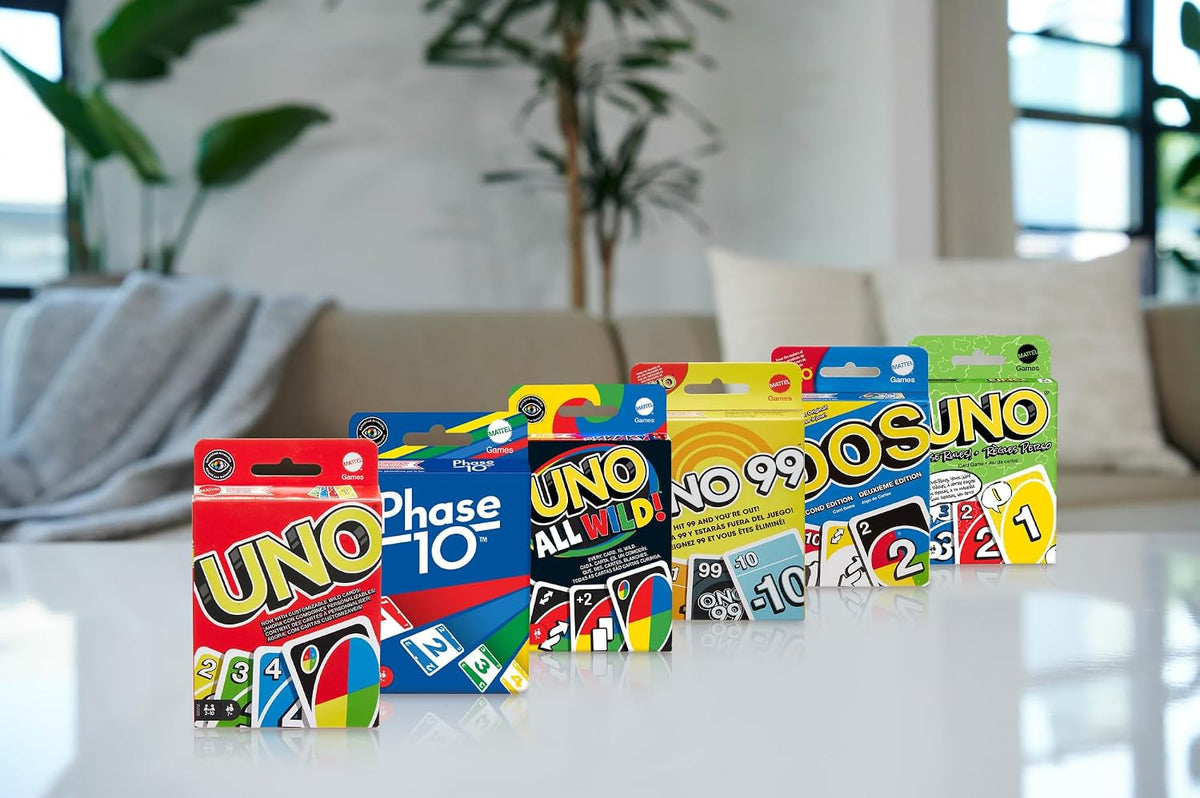 Mattel Games UNO House Rules Card Game, Ages 7+, 2-10 Players