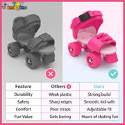 Toy Imagine Adjustable Inline Roller Skates for Kids Girls