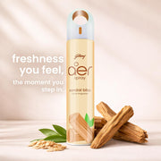 Godrej aer Spray | Room Freshener for Home & Office - Sandal Bliss (180 ml) | Long-Lasting Fragrance