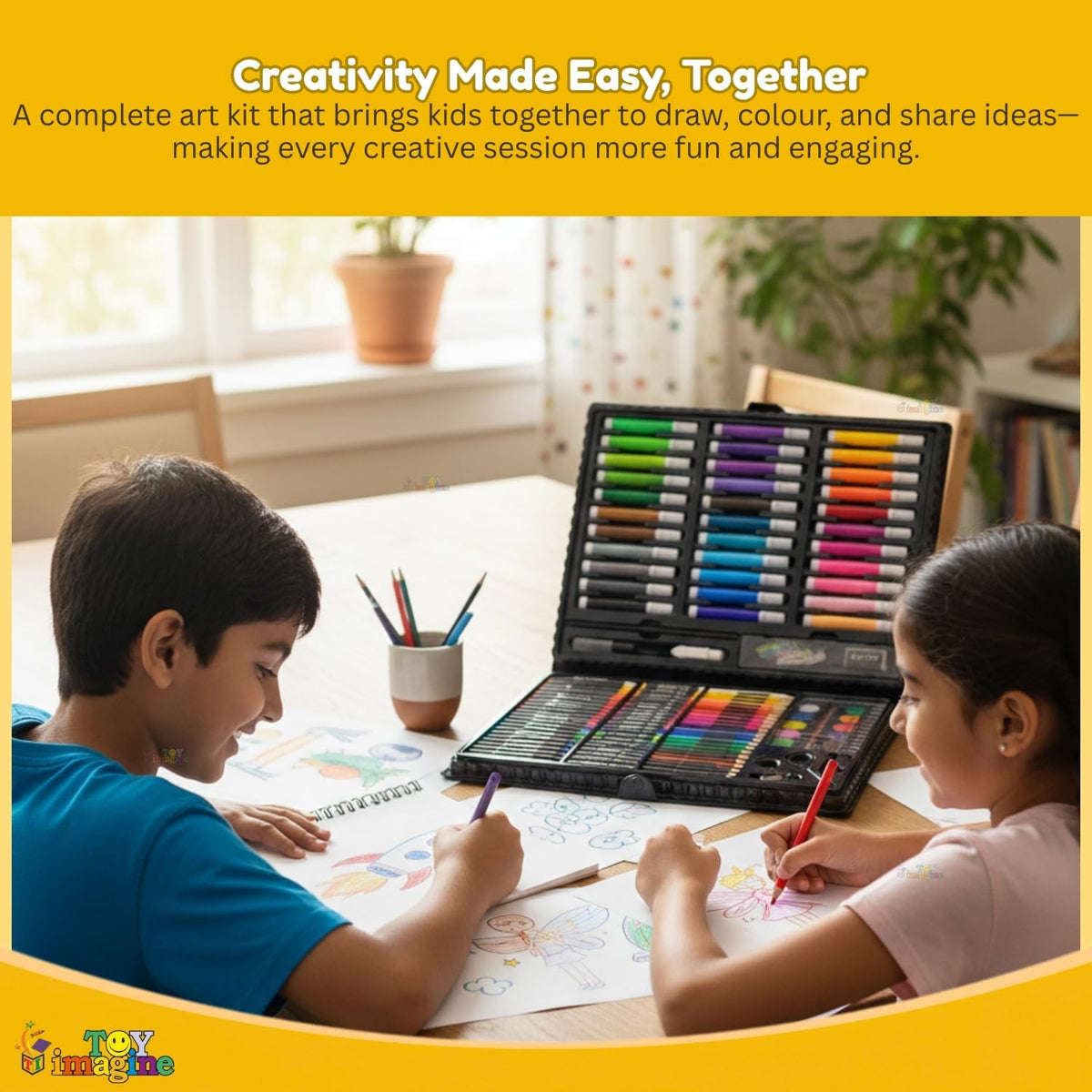 Toy Imagine 150 Pieces Colour Set Kit for Kids 6–12