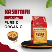 Brijbooti Kashmiri Lehsun 900 Gram | Organic Single Clove Garlic | Snow Mountain Kashmiri Garlic | Allium Sativum