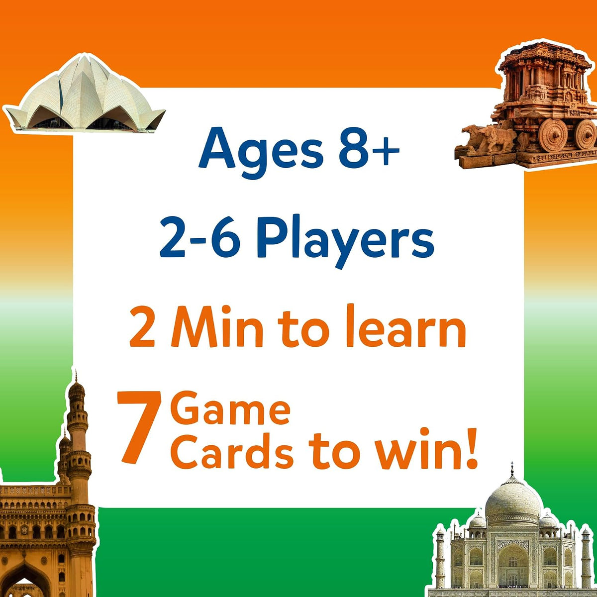 Skillmatics Guess in 10 Wonders of India – Educational Card Game for Kids