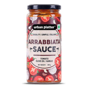 Urban Platter Arrabbiata Sauce, 390g (Plant Based, Preservative-free, Italian Inspired Sauce for Pasta, Pizza and More)