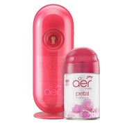 Godrej aer Matic Kit (Machine + 1 Refill) - Automatic Room Fresheners with Flexi Control Spray | Petal Crush Pink | 2000 Sprays Guaranteed | Lasts up to 60 days (210ml)