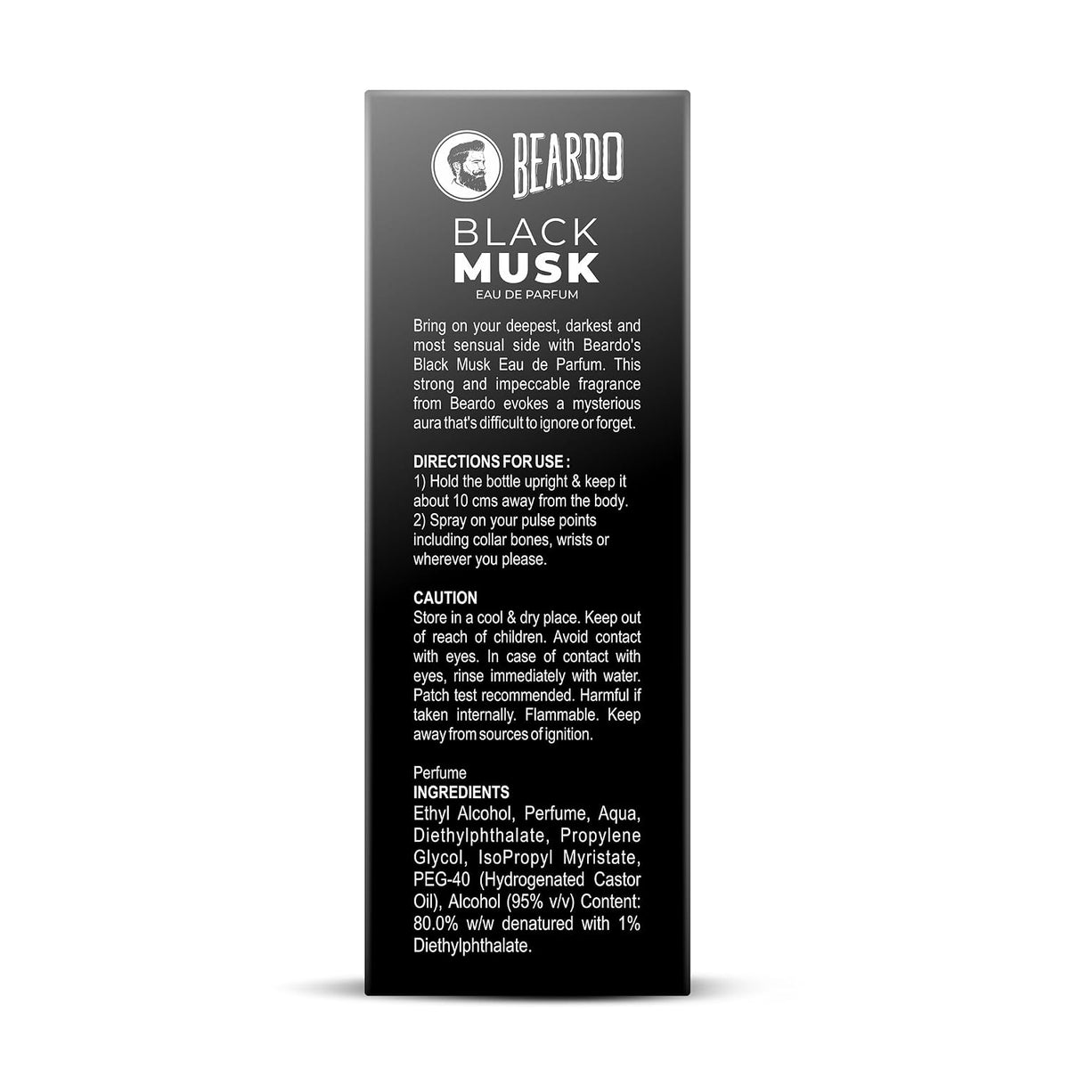 Beardo Black Musk Perfume EDP (100ml)