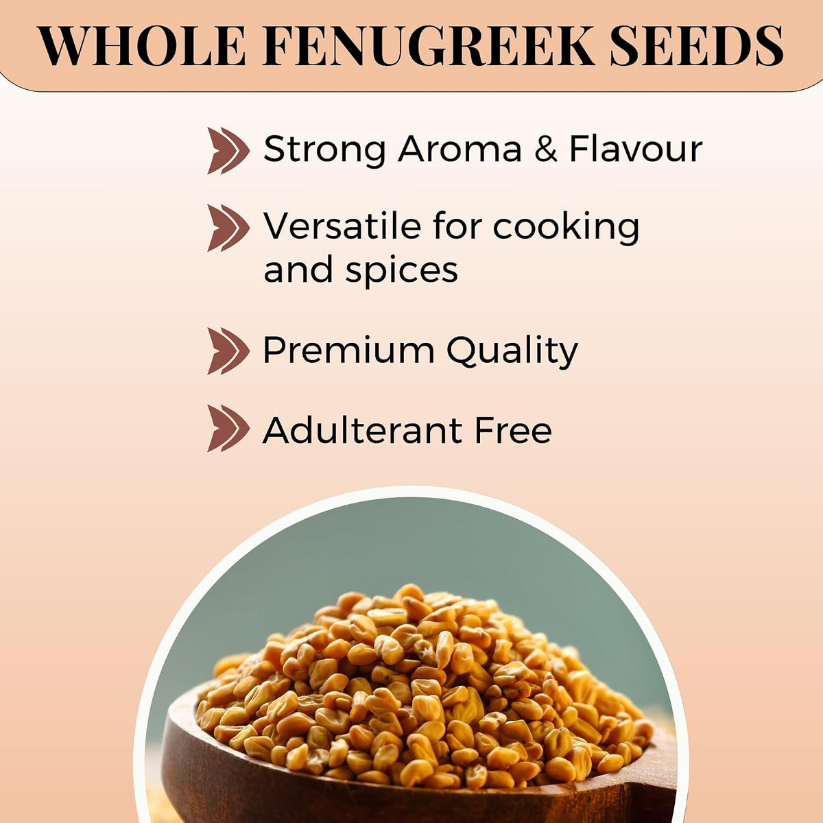 Urban Platter Whole Fenugreek Seeds, 125g (Methi Dana | Used for Microgreen sprouting)