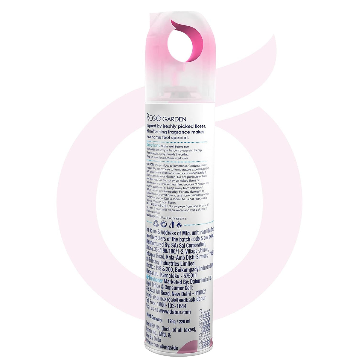 Odonil Room Freshener - 126g/220ml (Rose Garden)