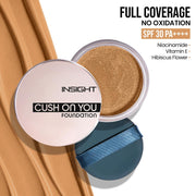 INSIGHT Cosmetics Cush On You Foundation Caramel Tan | Lightweight Liquid Foundation for Smooth Natural Finish | Buildable Coverage Makeup Base for Everyday Use | Long Lasting Face Makeup-20g