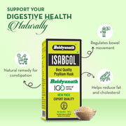 Baidyanath Asli Ayurved Apple Cider Vinegar, 500ml & Isabgol - 200gm Combo Pack