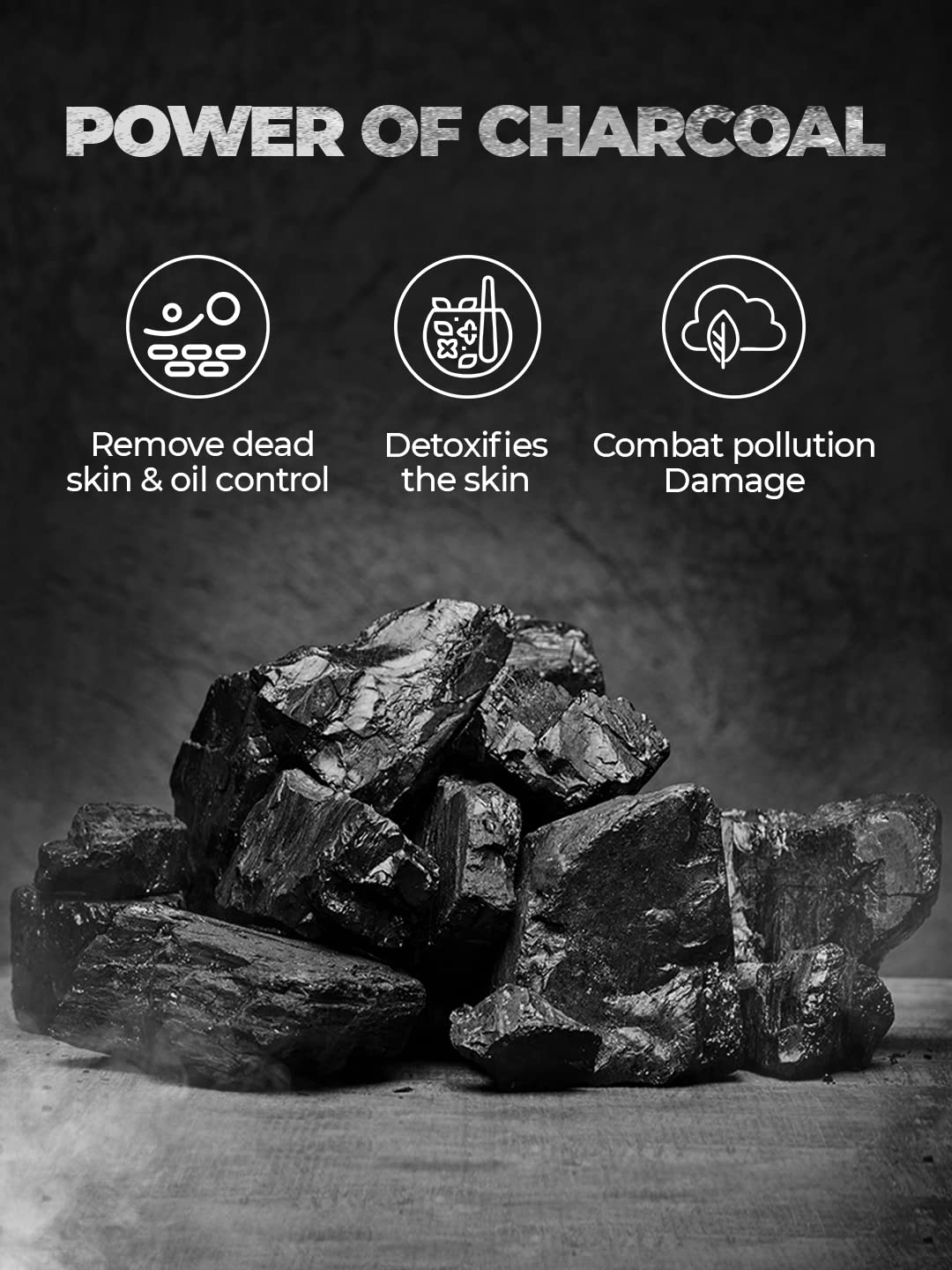 Beardo Activated Charcoal Anti-Pollution Body Wash, 100ml | Deep Pore Cleaning | Removes Dirt & Impurities | For Body & Face | Reduces Acne | Oil Control | For Men