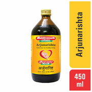 Baidyanath Asli Ayurved Arjunarishta 450ml (Pack of 2) - Herbal Tonic for Healthy Heart, Digestion, and Cardiac Function Support