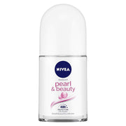Nivea Body Lotion, Extra Whitening Cell Repair SPF 15, For All Skin Types, 400ml & Deodorant Roll On, Pearl & Beauty, 50ml