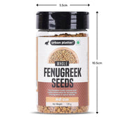 Urban Platter Whole Fenugreek Seeds, 125g (Methi Dana | Used for Microgreen sprouting)