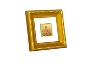 DIVINITI Panchmukhi Hanuman Gold Plated Wall Photo Frame, Table Décor| DG Frame 103 Size 1A and 24K Gold Plated Foil| Religious Photo Frame Idol For Pooja, Gifts Items (10.8 CM X 10.8 CM)