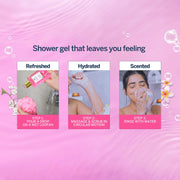 Yardley London| Shower Gel| Floral Essence| With Natural Floral Oils Of Iris & Violet| No Parabens| No Silicones | 250ml