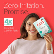 Nua Ultra-Safe Sanitary Pads For Women | 12 Ultra Thin Pads | Light-L | Safe on Skin | Toxic-Free & Rash-Free | Unscented | Leakproof | With 12 Secure Shield Covers| Made Safe