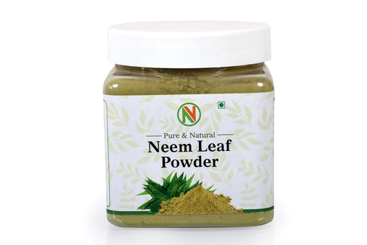 NatureVit 100% Natural Neem Powder 250g | Face Pack & Hair Care | Anti-Pimple & Antibacterial | Chemical-Free Herbal Cleanser for Skin & Scalp