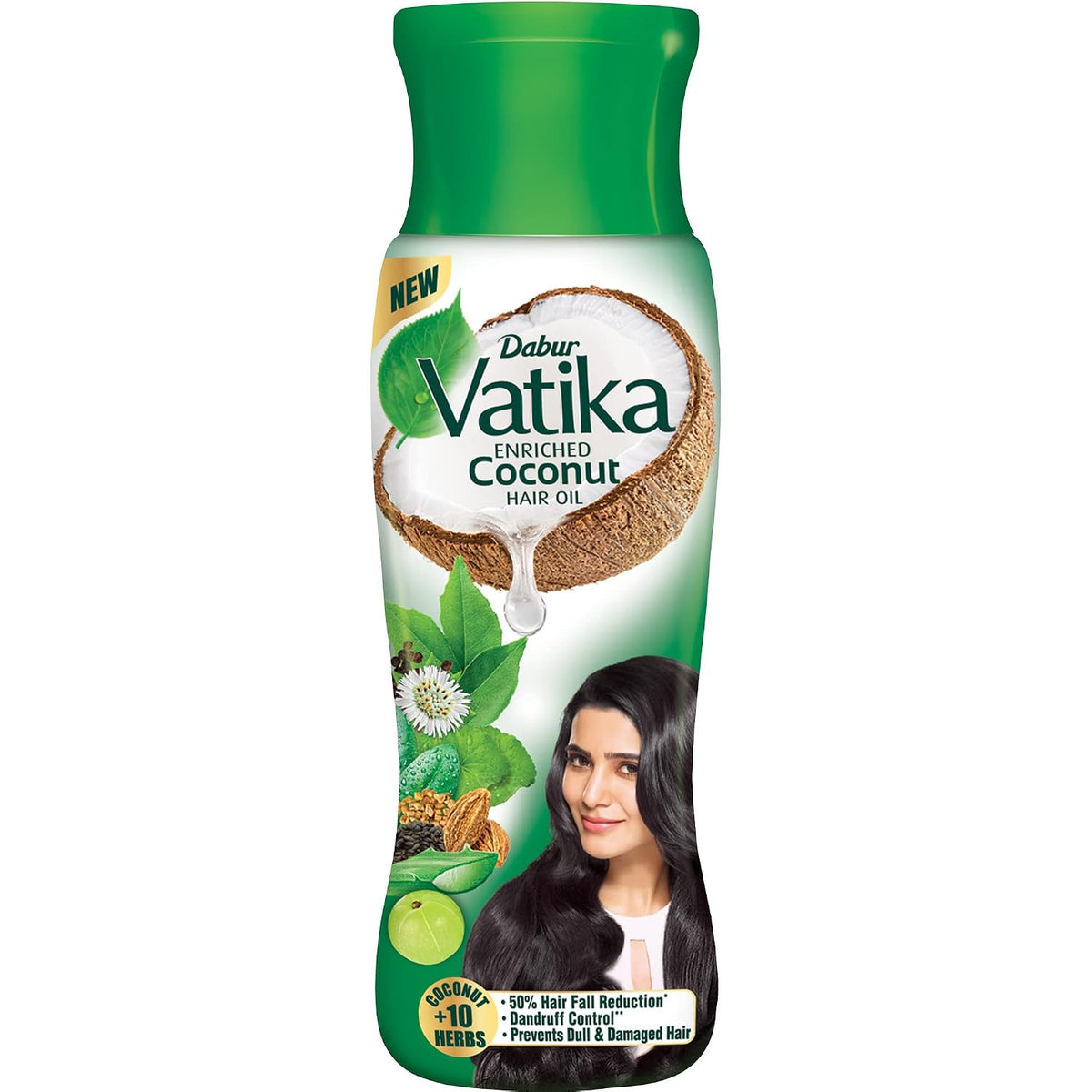Dabur Vatika Enriched Coconut Hair Oil - 450 ml & Dabur Vatika Health Shampoo - 640ml