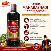 Dabur Maharasnadi Kadha | Ayurvedic Tonic | Helps in Muscle, Body & Back Pain | 450 ml