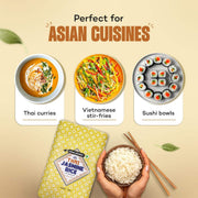 Urban Platter Thai Jasmine Rice, 1kg (Aromatic Long-Grain Rice | Soft & Fluffy Texture | Asian Pantry Staple)