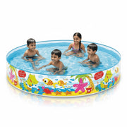 Toy Imagine 6 ft Kids Non Air Swimming Pool – Large Outdoor Snapset Pool for Kids | Foldable Portable Garden Water Pool | No Air Pump Required | Summer Pool for 1–10 Years