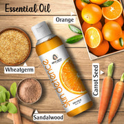 Keya Seth Aromatherapy Skin Defence Orange Body Oil Skin Lightening, Rejuvenating Non-Sticky for Daily Use After Bath, Massage Oil Enriched with Orange & Vitamin C (200 ml (Pack of 1))