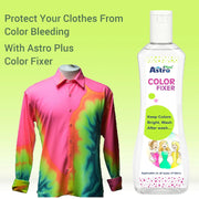 ASTRO PLUS+ 450 ml Fabric Color Fixer Product 100% Eco-Friendly This Product Works Best Silk, Cotton, Georgette Fabric