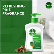 Dettol Liquid Handwash Dispenser Bottle Pump (Pack of 3 - 200ml each)- Original Hand Wash | Germ Defence Formula | 10x Better Germ Protection