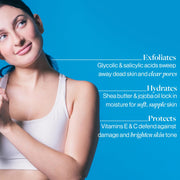 Be Bodywise 7% Glycolic Acid Exfoliating Body Stick | Gentle & Hydrating | Multifunctional | Exfoliates Skin, Smoothens Bumps & Reduces Ingrown Hair | With 0.5% Salicylic Acid & Shea Butter | 30g