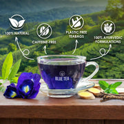 BLUE TEA - Combo of Belly Tea & Slim Tea (30 Teabags)