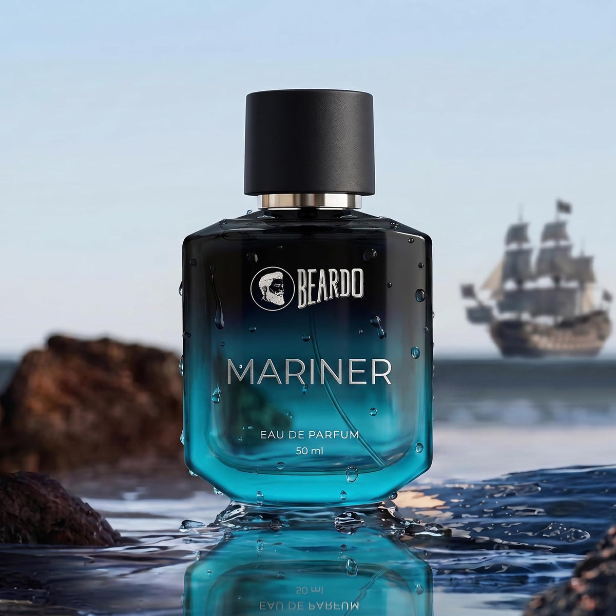 Beardo Mariner Perfume For Man, 50ml | Marine, Fresh, Musky Perfume For Men | Eau De Parfum | Perfume For Man | Long Lasting Fragrance | Gift For Men | Husband | Boyfriend