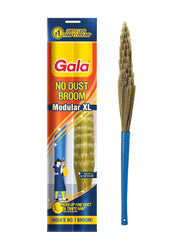 Gala No Dust Broom – India's No. 1 Jhadu | Long Handle for Floor, Corners & Cobwebs | No Back Strain | Traps Fine Dust & Hair | Detachable Handle
