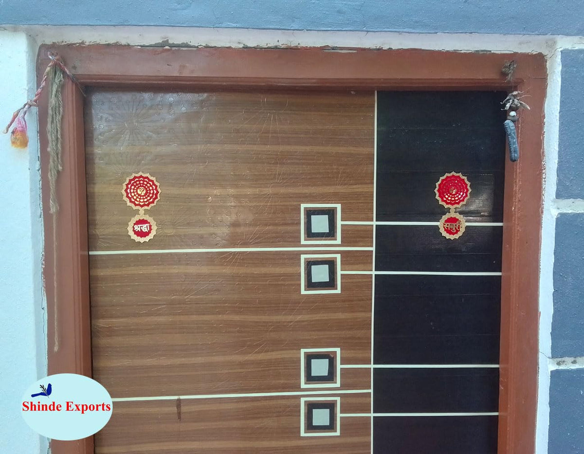 SHINDE EXPORTS Religious om Door Stickers for Home Main Door Decoration