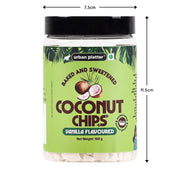 Urban Platter Coconut Chips, 100g / 3.5oz [Crispy, Oven Baked, Flavorful]
