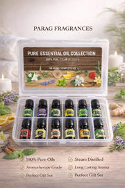 Parag Fragrances Pure Natural & Organic Essential Oils Set (Pure 12 in 1)